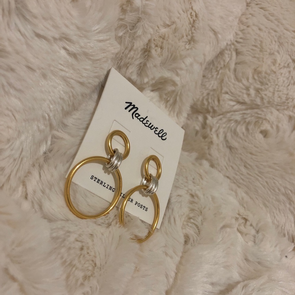 Madewell Bi-tone Dangling Earrings